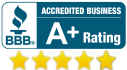 A+ Accredation from BBB